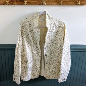 Floral jean jacket
